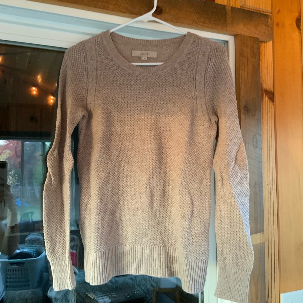 Loft tan sweater
